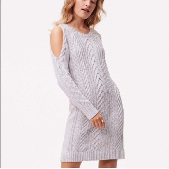 the loft sweater dress